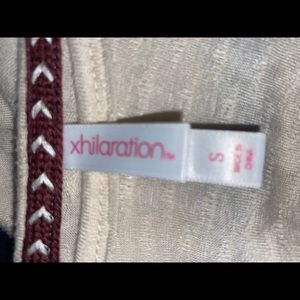 creme shirt with see through sleeves